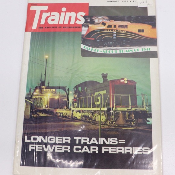 Trains Magazine 1975 Lot of 10 - Picture 2 of 11